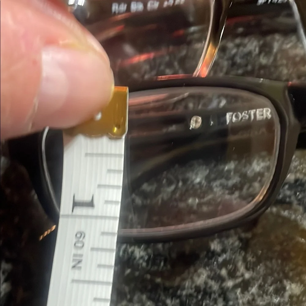 2 Foster Grant - 2 Generic -Black Rectangular Reading Glasses Sleek Design - Picture 14 of 16